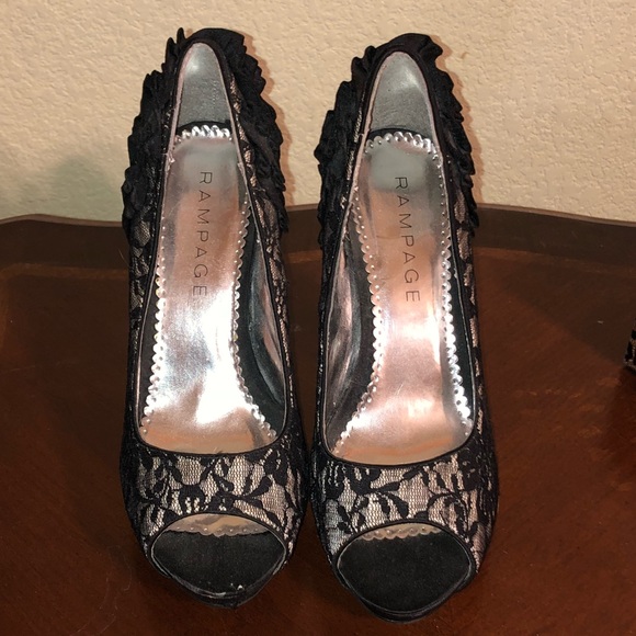 Peep Toe Heels - Picture 3 of 7